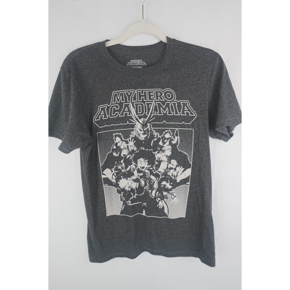 My Hero Academia Size Small‎ Japanese Mange graphic novel gray t shirt
